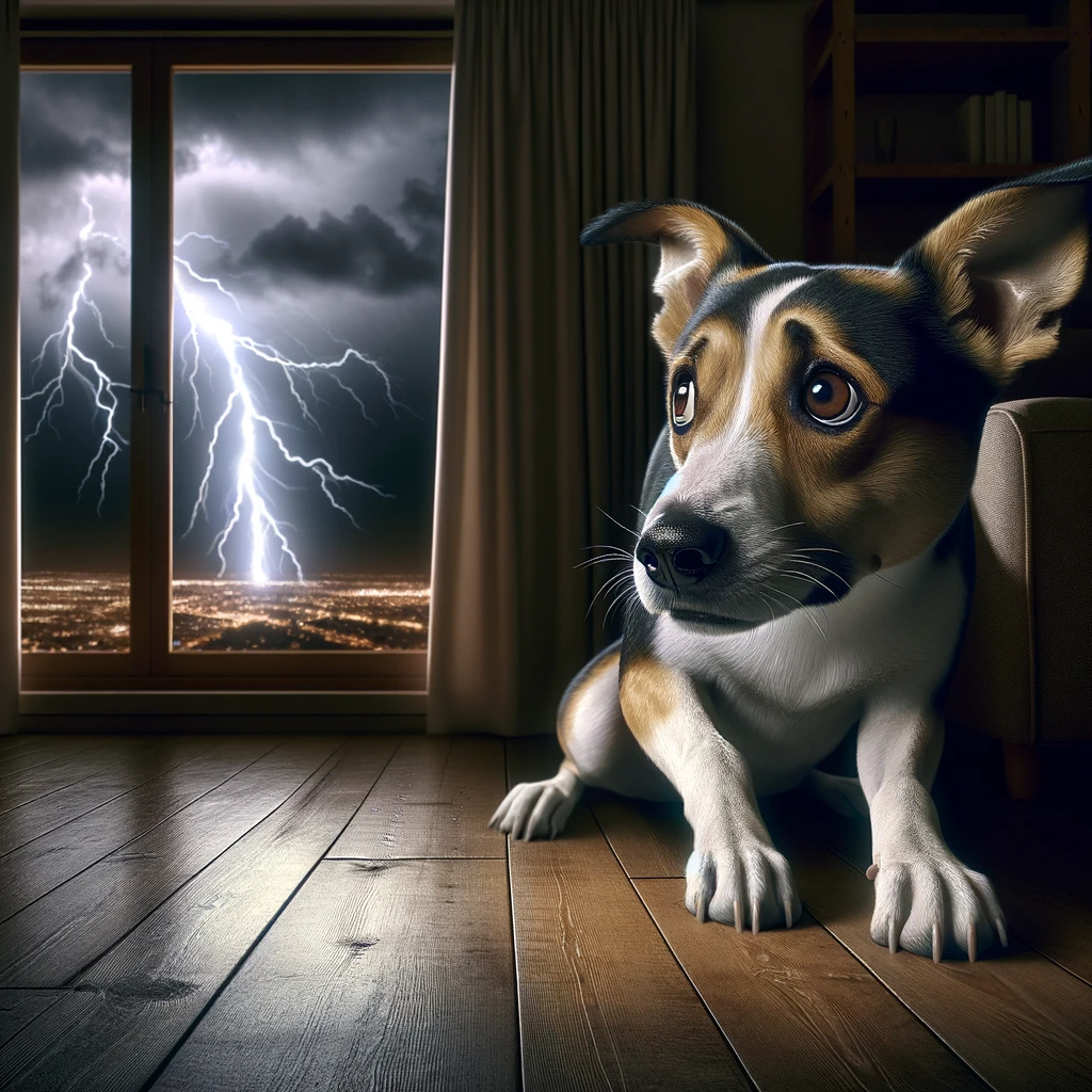 Why are dogs scared of thunder? How to best support them?