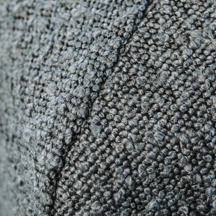 Dark Grey Boucle fabric on dogs bed 